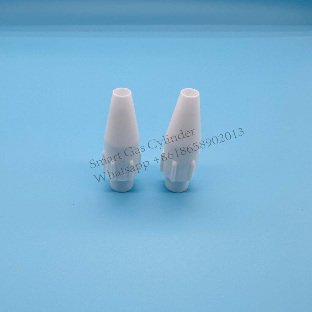 Muted nozzle for nitrous oxide cylinder