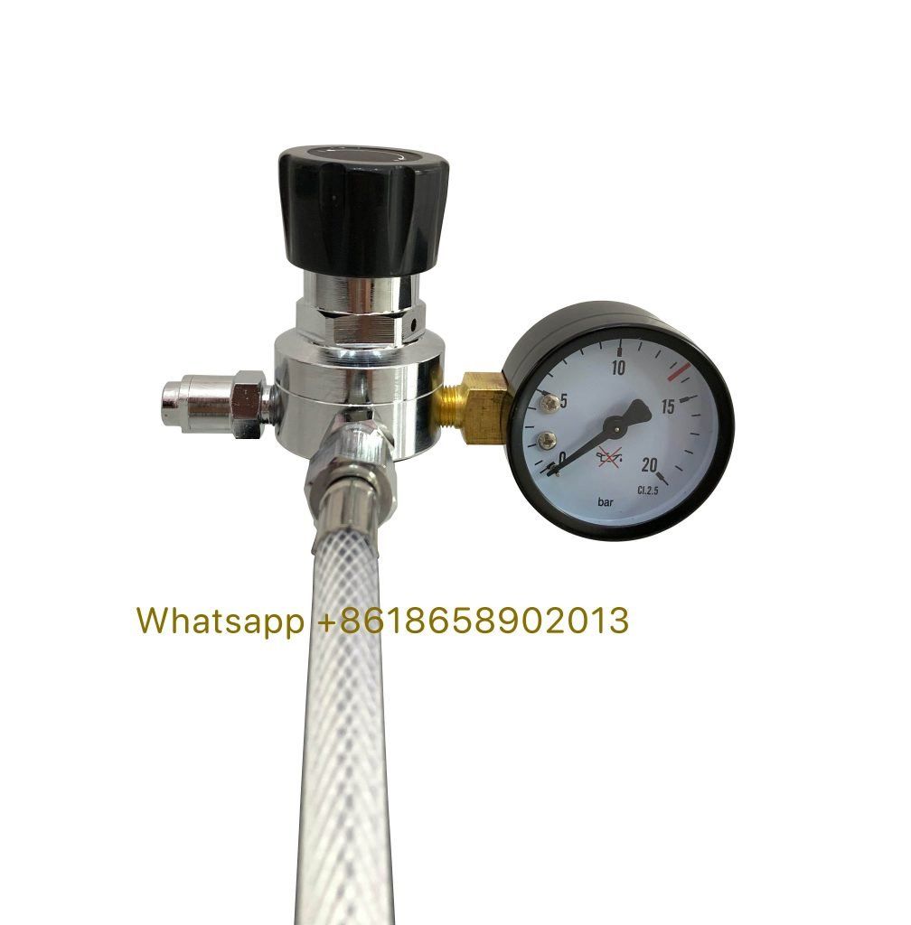 Cream Chargers Pressure Regulator used in 580g,615g,3.3L N2O tank